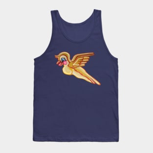 Cute Cartoon Yellow Canary Bird Tank Top